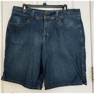 Faded Glory denim bermuda shorts